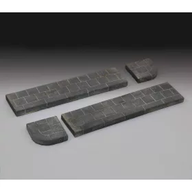 Royal Model Italian sidewalk – dioráma kellék makett