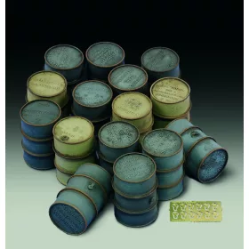   Royal Model German oil drums-WWII – dioráma kellék makett