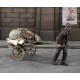 Royal Model Evacuee pulling cart – figura makett
