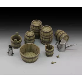   Royal Model Wine barrels and farm accessories – dioráma kellék makett