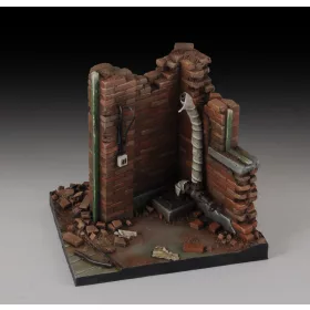   Royal Model Factory corner ruin – dioráma építmény makett