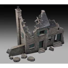   Royal Model House ruin (Ardenne) – dioráma építmény makett