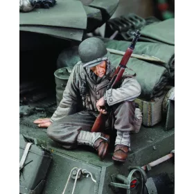   Royal Model U.S. Infantry at rest with rifle-no.1-WWII – figura makett