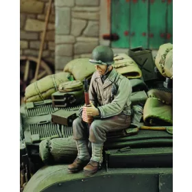   Royal Model U.S. Infantry at rest with rifle-no.2 -WWII – figura makett