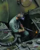 Royal Model Man using electric welder-no.1 – figura makett