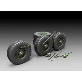 DUKW sagged wheels - terhelt kerékkészlet