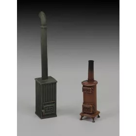Royal Model Coal stoves-WWII – dioráma kellék makett