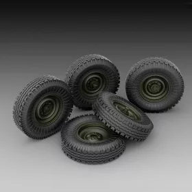 GAZ sagged wheels - terhelt kerékkészlet