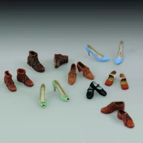 Royal Model Assorted shoes – makett-kiegészítő