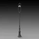 Royal Model Antique street lamp – 1:35 dioráma kellék (RM792) makett