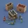 Royal Model Champagne, cognac e wine bottles with crates – dioráma kellék makett
