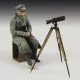 Royal Model Erwin Rommel with tripod telescope – figura makett
