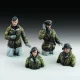 Royal Model German tank crew in winter dress - WWII – 1:48 figura makett