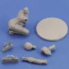 Royal Model German Officer 'Pin-Up' (75mm) – figura makett