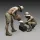 Royal Model Italian soldiers battery maintenance – figura makett