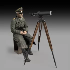   Royal Model Erwin Rommel with tripod telescope (75mm) – figura makett