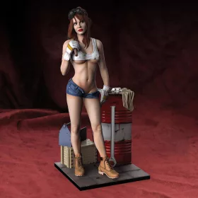 Royal Model Garage girl – figura makett