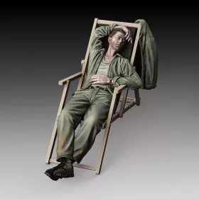 Royal Model U.S. soldier who sleeps - WWII – figura makett