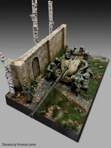 Royal Model Wall section ruin – dioráma építmény makett