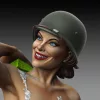 Royal Model Girl taking a bath – figura makett