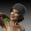 Royal Model Girl taking a bath – figura makett