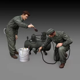 Royal Model Soldiers painting – 1:35 figura makett