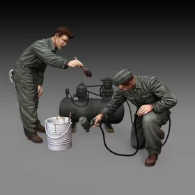 Royal Model Soldiers painting – 1:48 figura makett