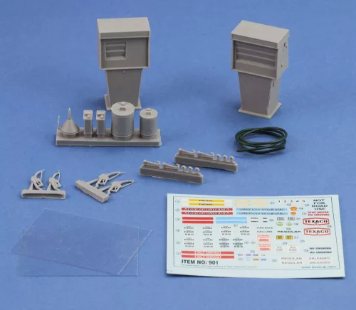 Royal Model Modern gas pumps – dioráma kellék makett