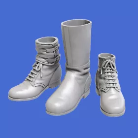   Royal Model Assorted German soldiers shoes & boots-WWII – makett-kiegészítő