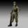 Royal Model German soldier with rifle – 1:72 figura makett