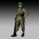 Royal Model German soldier with rifle – 1:72 figura makett