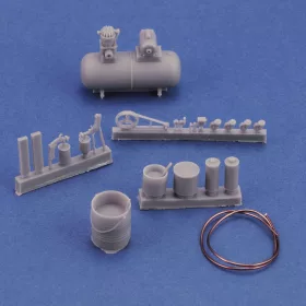   Royal Model Air compressor & accessories – dioráma kellék makett