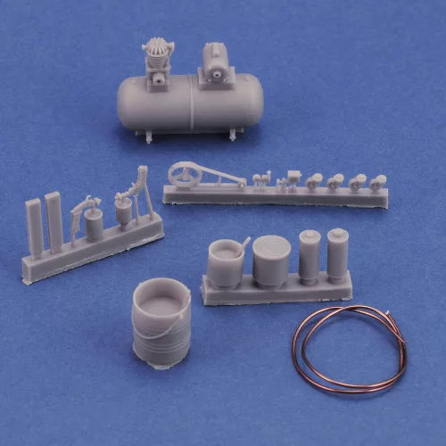 Royal Model Air compressor & accessories – dioráma kellék makett