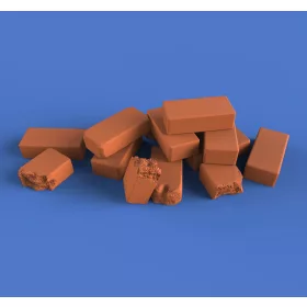 Royal Model Fired Bricks - No. 1 – dioráma kellék makett