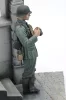 Royal Model German soldier eating - WWII (75 mm) – figura makett