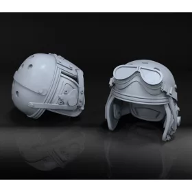   Royal Model U.S. tanker helmets WWII - 2 pcs. – makett-kiegészítő