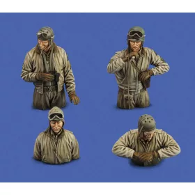 Royal Model U.S. tank crew WWII – 1:48 figura makett
