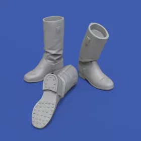   Royal Model German infantry boots-various positions-WWII (no.4) – makett-kiegészítő