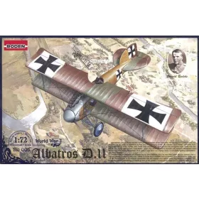 Roden Albatros D.II World War 1 – 1:72 repülőgép makett