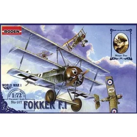 Roden Fokker F.I – 1:72 repülőgép makett