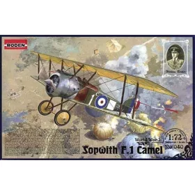   Roden Sopwith Camel F1 ''William Georg Barker'' – 1:72 repülőgép makett