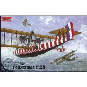   Roden Felixstowe F.2A w/upper wing gunner position – 1:72 repülőgép makett
