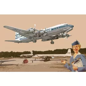   Roden DC-7C Pan American World Airways – 1:144 repülőgép makett