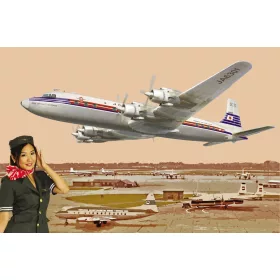 Roden DC-7C Japan Air Lines – 1:144 repülőgép makett