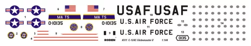 Roden C-124C Globemaster II – 1:144 repülőgép makett
