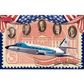 Roden Lockheed VC-140B Jetstar – 1:144 repülőgép makett
