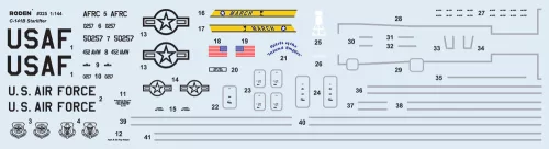 Roden Lockheed C-141B Starlifter – 1:144 repülőgép makett