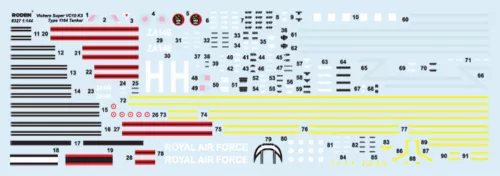 Roden Vickers Super VC10 K3 Type 1164 Tanker – 1:144 repülőgép makett