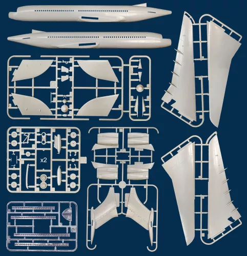 Roden Vickers Super VC10 K3 Type 1164 Tanker – 1:144 repülőgép makett
