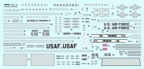 Roden C-5B Galaxy – 1:144 repülőgép makett